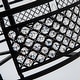 preview thumbnail 6 of 8, Modern Matte Black Crystal Semi-Flush Mount