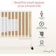 preview thumbnail 5 of 3, Dream On Me Quinn Full-Size Folding Crib - White