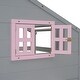 preview thumbnail 11 of 23, Playhouse-inspired Style Twin over Twin Bunk Bed with 2 Drawers, 1 Storage Box, 1 Shelf, Window and Roof-Gray