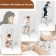 preview thumbnail 6 of 17, Toddler Standing Tower Kitchen Step Stool for Kid's Adjustable Height - 16.7" * 15.7" * 35.43"