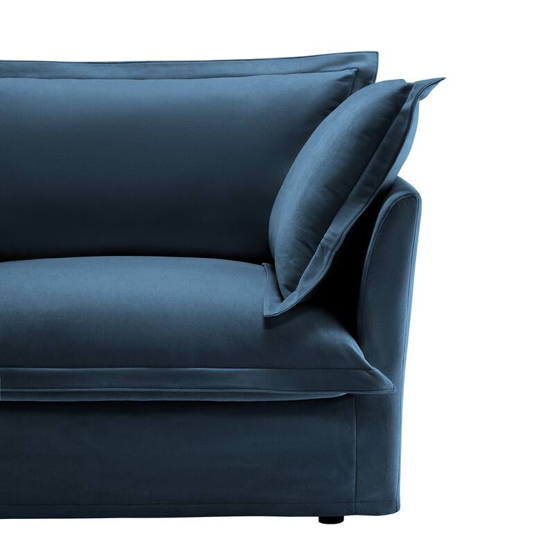Upholstered Armchair Set of 2, Living Room Reading Chair with High Back Pillows, Removable Chair, Cover Modern Single Sofa Chair