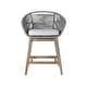 preview thumbnail 6 of 69, Tutti Frutti Solid Eucalyptus Wood and Rope Outdoor Patio Counter or Bar Height Barstool