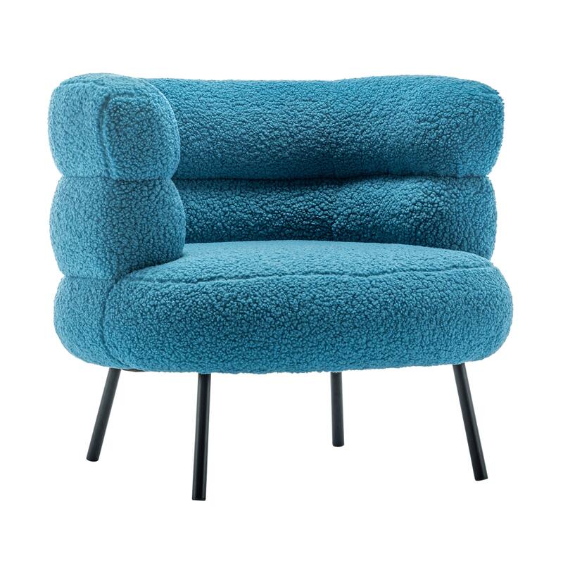 XINMICS Modern Accent Chair Upholstered Armchair for Living Room, Bedroom