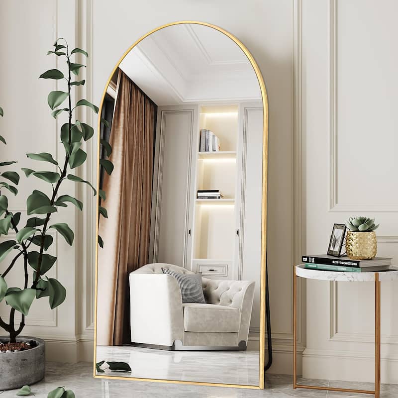 Arched Full Length Mirror Large Floor Mirror
