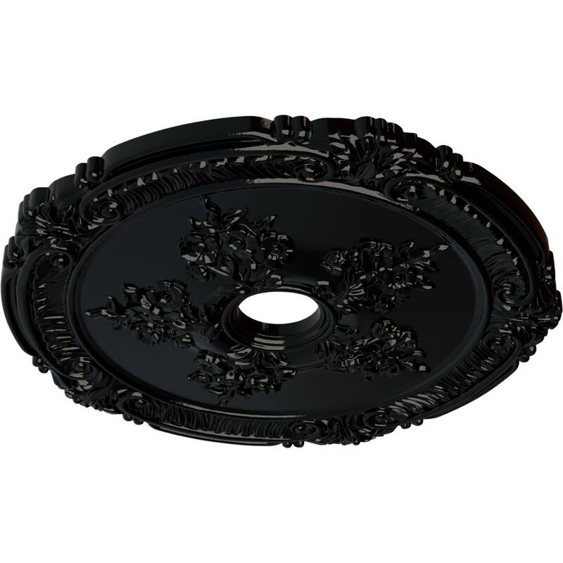 26"OD x 3 3/4"ID x 1 1/2"P Attica with Rose Ceiling Medallion