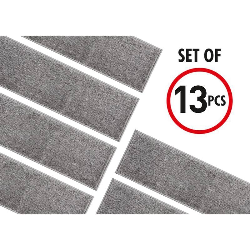 SUSSEXHOME Geometric Stair Treads with Easy to Install Double Adhesive Tape 9" x 28"