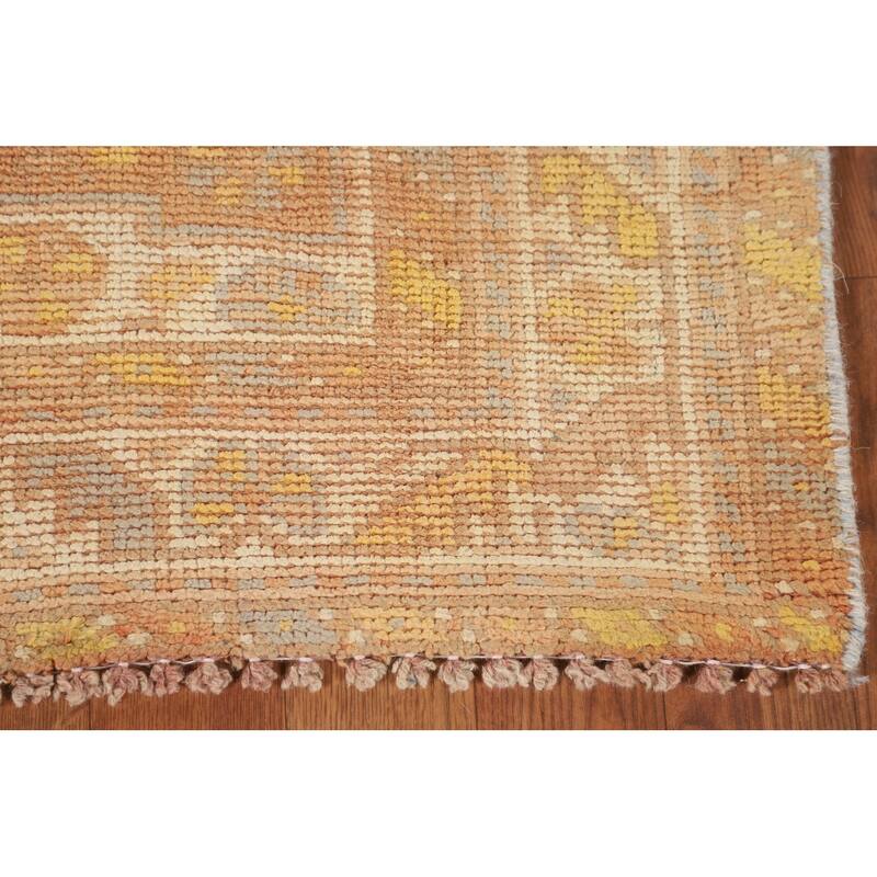 Tribal Geometric Shiraz Persian Vintage Area Rug Handmade Wool Carpet - 3'10"x 6'0"