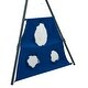 preview thumbnail 5 of 7, Swingset With Net Swing Metal Plastic Safe Swing Set