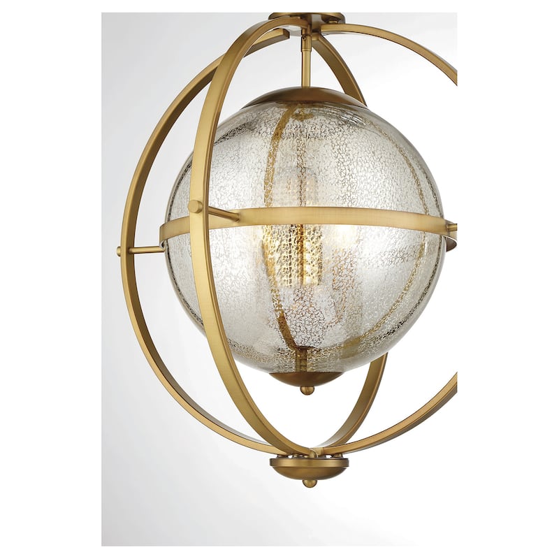 Savoy House 7-1872-3 Pearl 3 Light 21" Wide Globe Chandelier