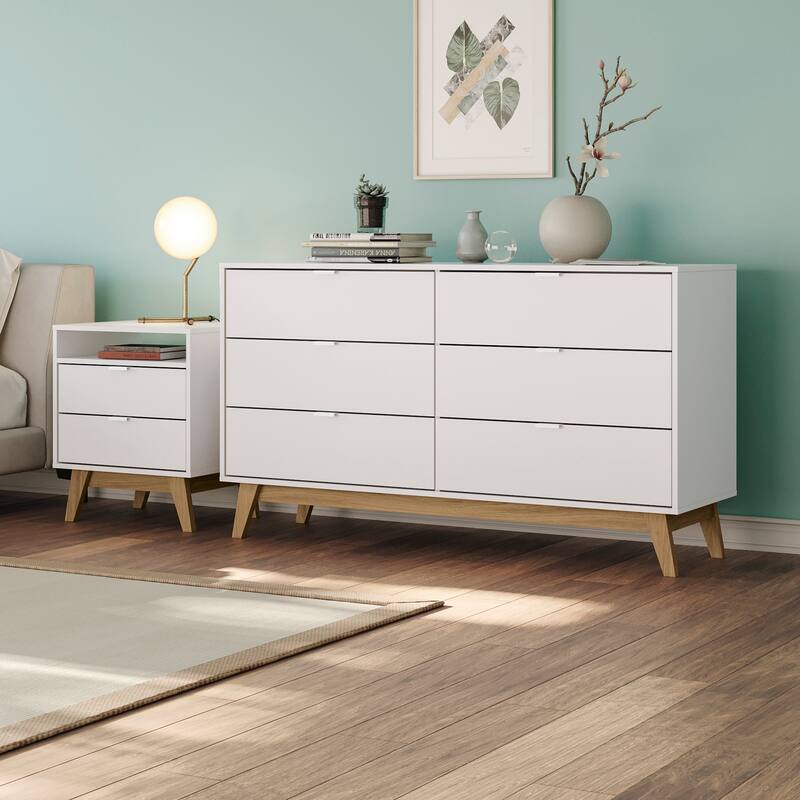 Kappesberg New Hanford 2-Piece Bedroom Set with one (1) Dresser and one (1) Nightstand