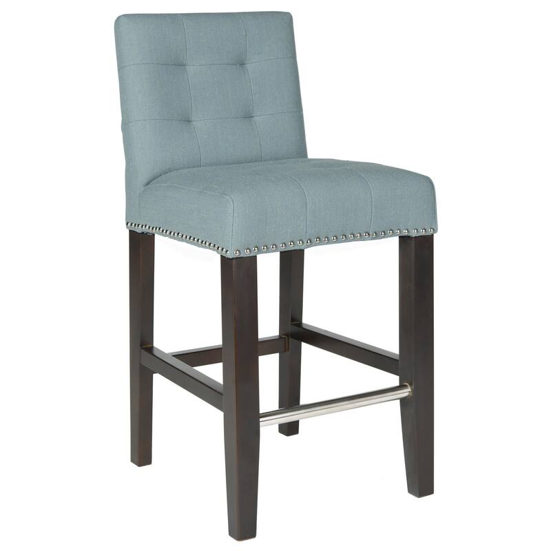 SAFAVIEH Lashunda 24-inch Counter Stool - 16.7" W x 20.1" L x 34.4" H - 17Wx20Dx34H