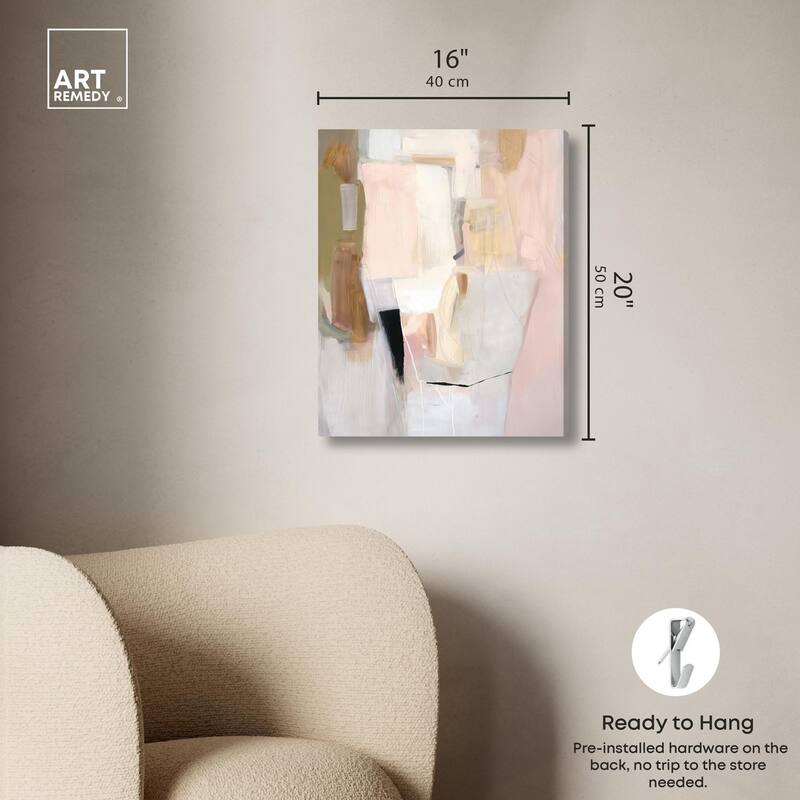 Pigment Flow II Canvas by Art Remedy, Gallery Wrapped