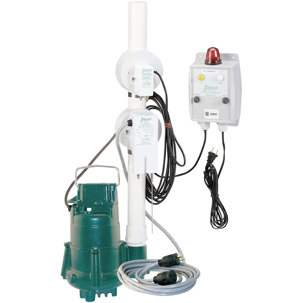 Zoeller 940-0007 N153 - 1/2 HP Elevator Sump Pump System with Oil