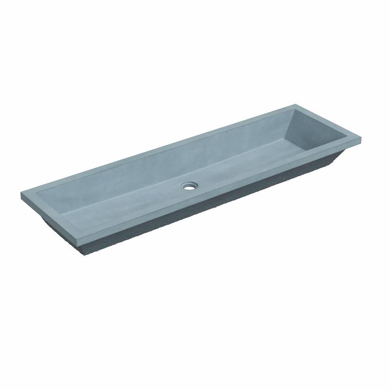 Arcata NativeStone drop-in Rectangular Bathroom Sink