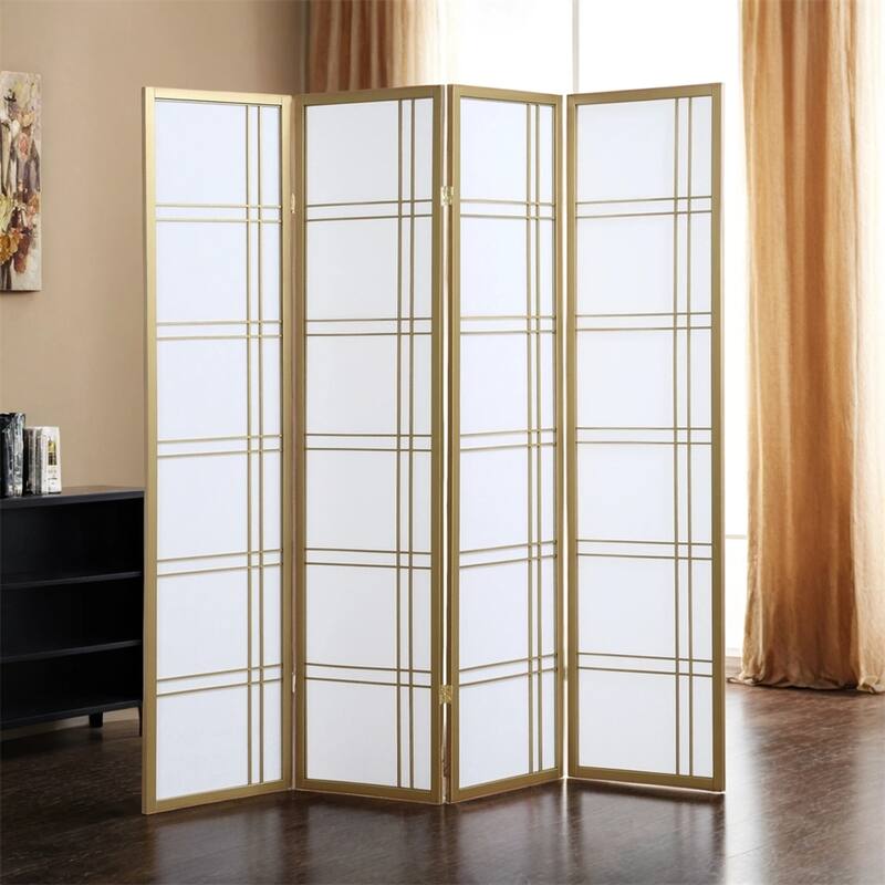 4-Panel Room Divider Screen