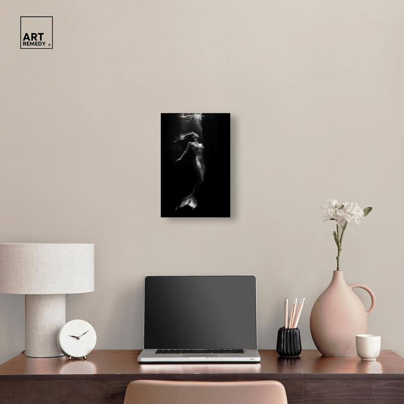 Mermaid Deep Canvas by Art Remedy, Gallery Wrapped