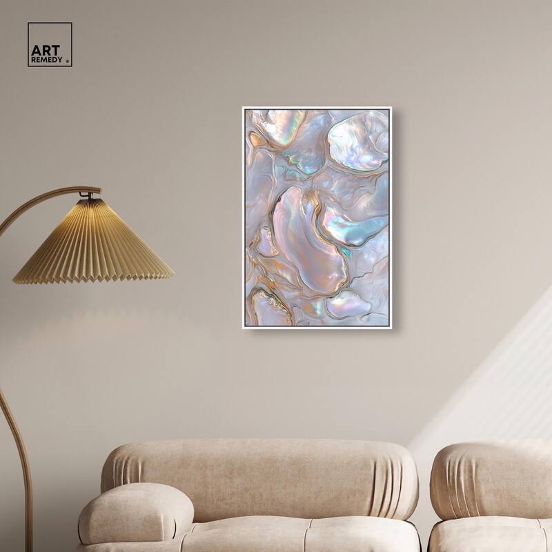 Fluid Preciousness III Canvas by Art Remedy