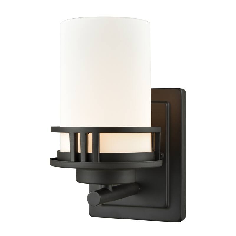 Ravendale 9-inch High 1-Light Sconce in Brushed Nickel - 5 - Oil Rubbed Bronze