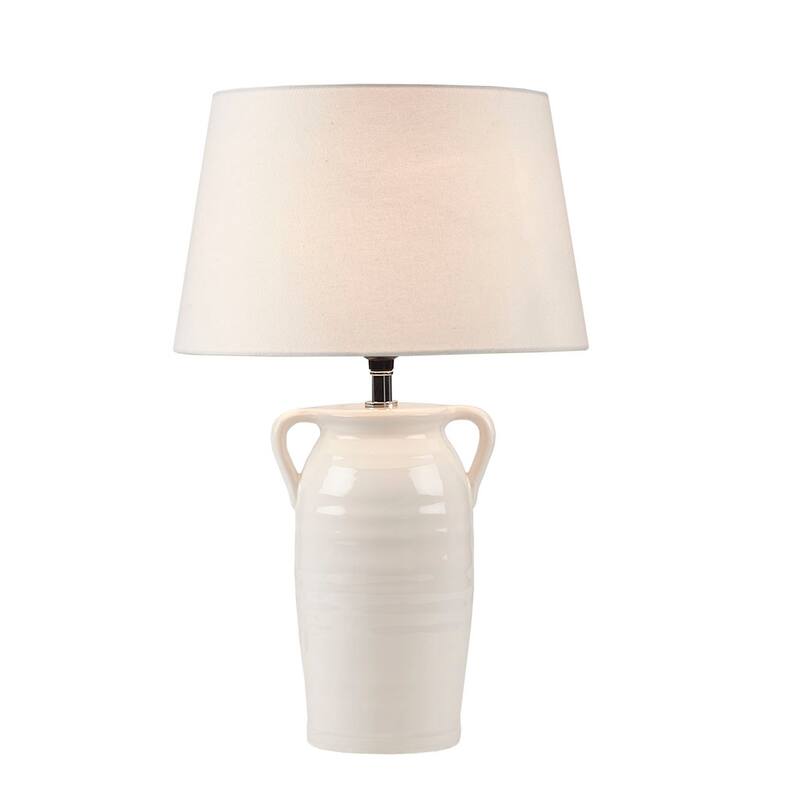 Ceramic Table Lamp with Handles for living room,bedroom,and dining room