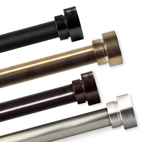 InStyleDesign Bowler Adjustable Curtain Rod Bed Bath & Beyond 16821567
