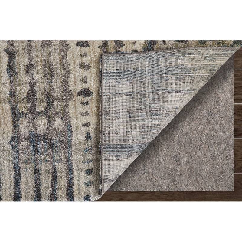 HomeRoots Abstract Industrial Rectangle Area Rug