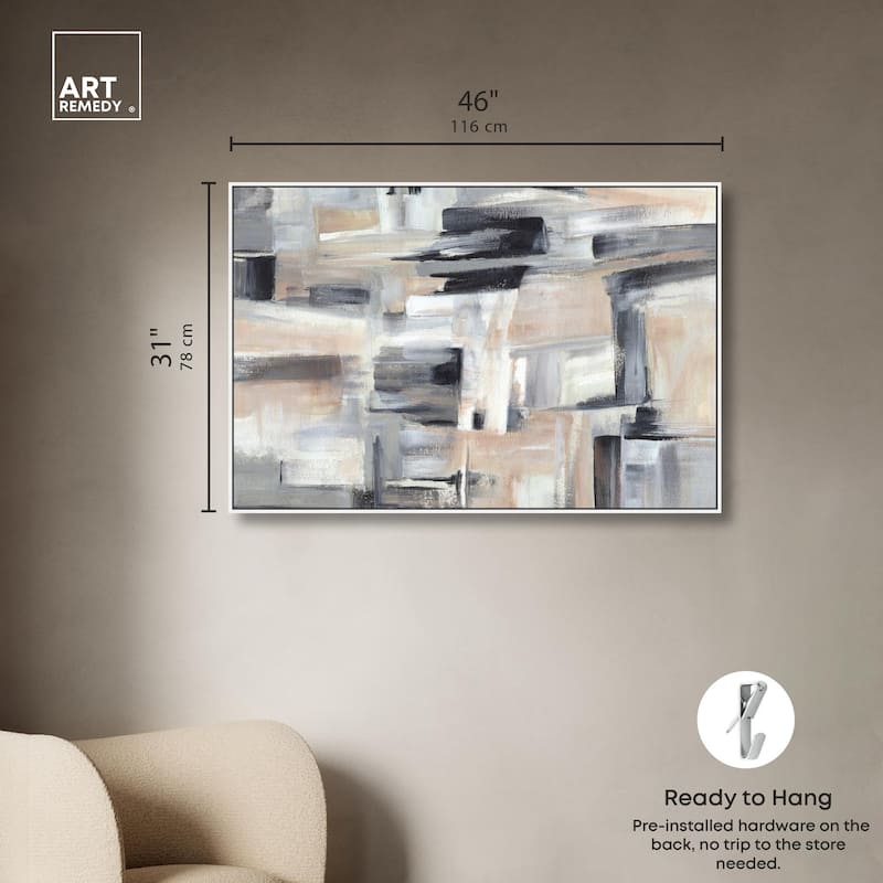 Neutral Nirvana Canvas by Art Remedy