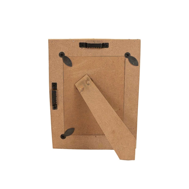 Foreside Home & Garden 4x6 Photo Rattan Pieced Picture Frame