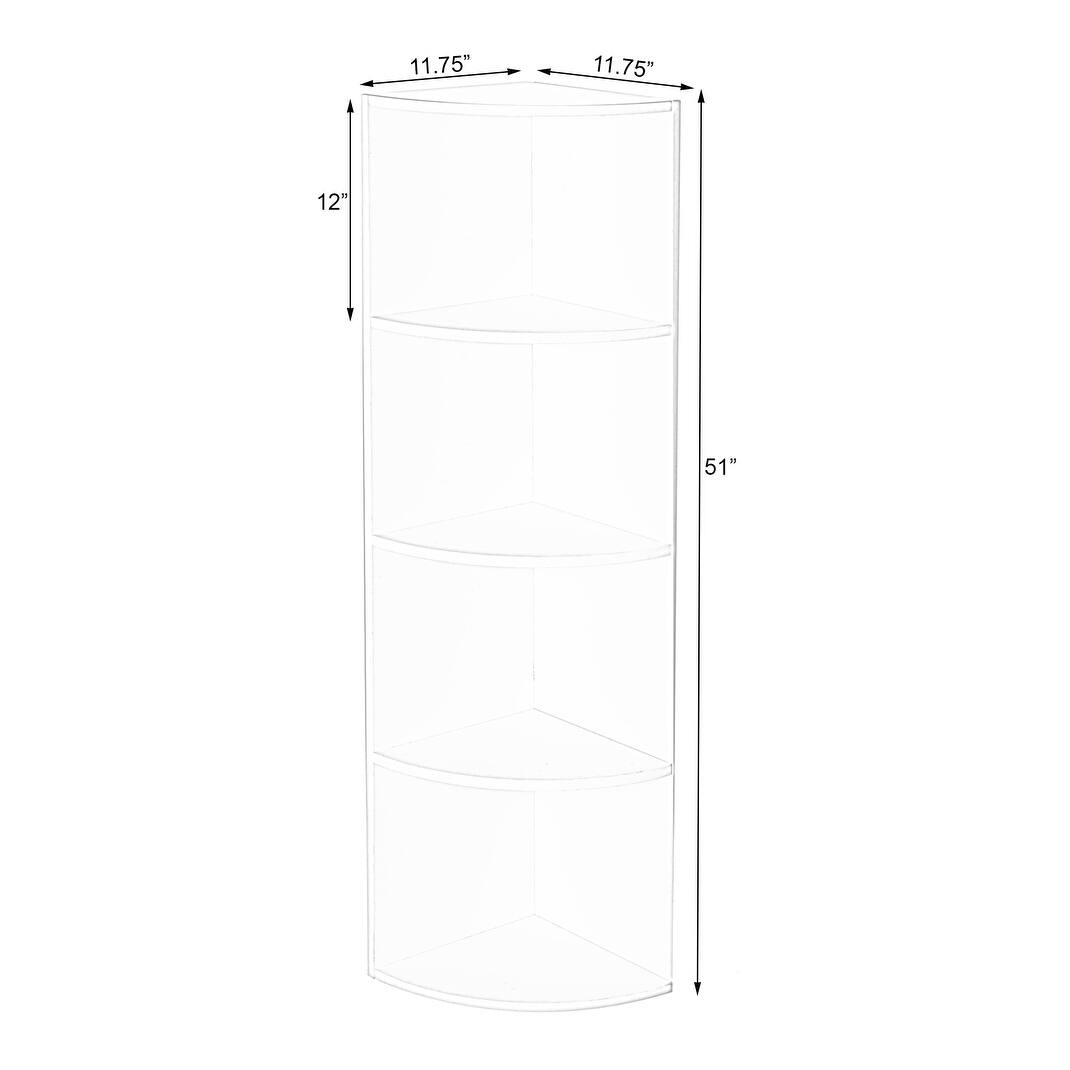 Porch & Den Linklater 4tier Wall Corner Bookcase On Sale Bed Bath & Beyond 29057227