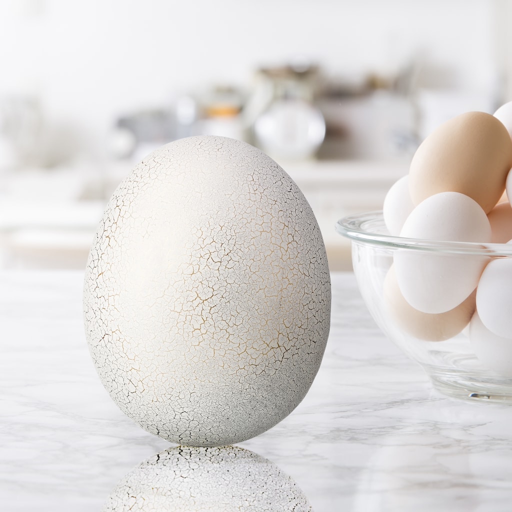 Resin Crackle Easter Egg 8"