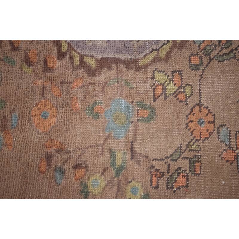 Tabriz Persian Vintage Area Rug Hand-Knotted Wool Carpet - 6'10"x 9'1"