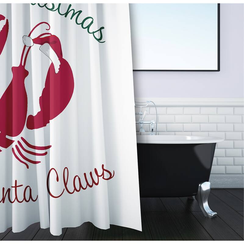 Santa Claws Lobster Shower Curtain Bed Bath & Beyond 38883354