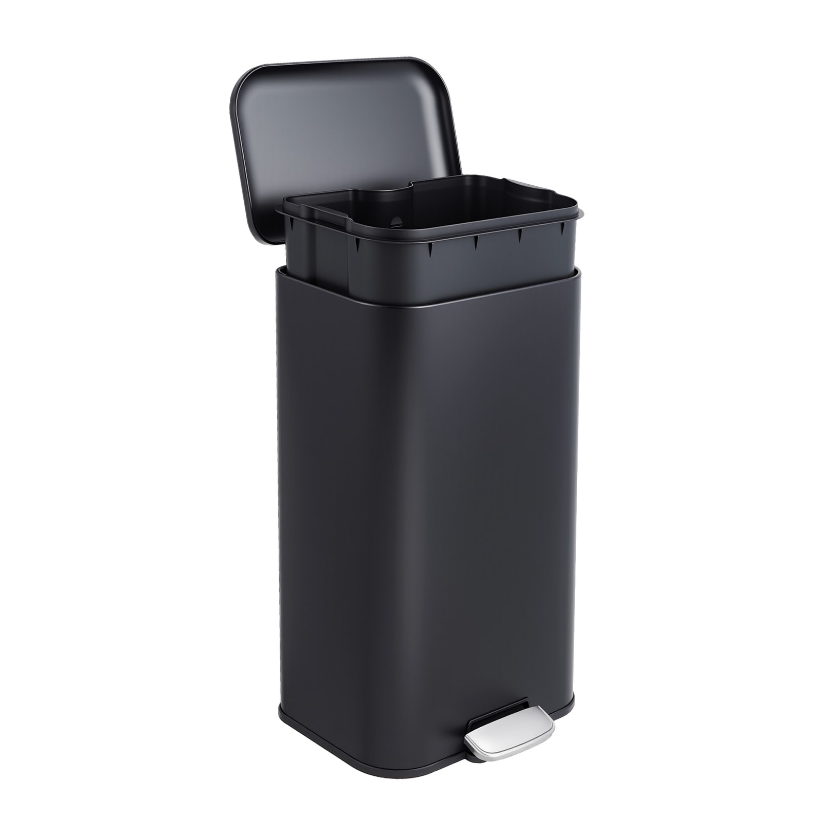 Garvee Trash Can, Step Garbage Can with Soft-Close Lid