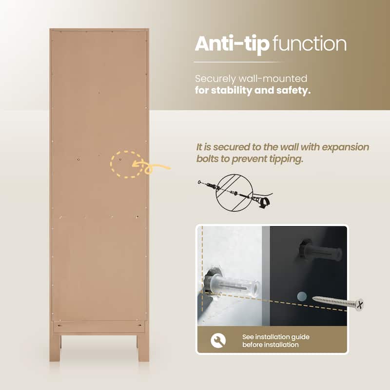 Shenzhen Solid Wood Bathroom Storage Cabinet