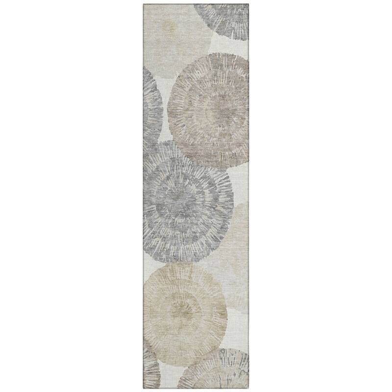 Machine Washable Indoor/ Outdoor Contemporary Devaughn Chantille Rug