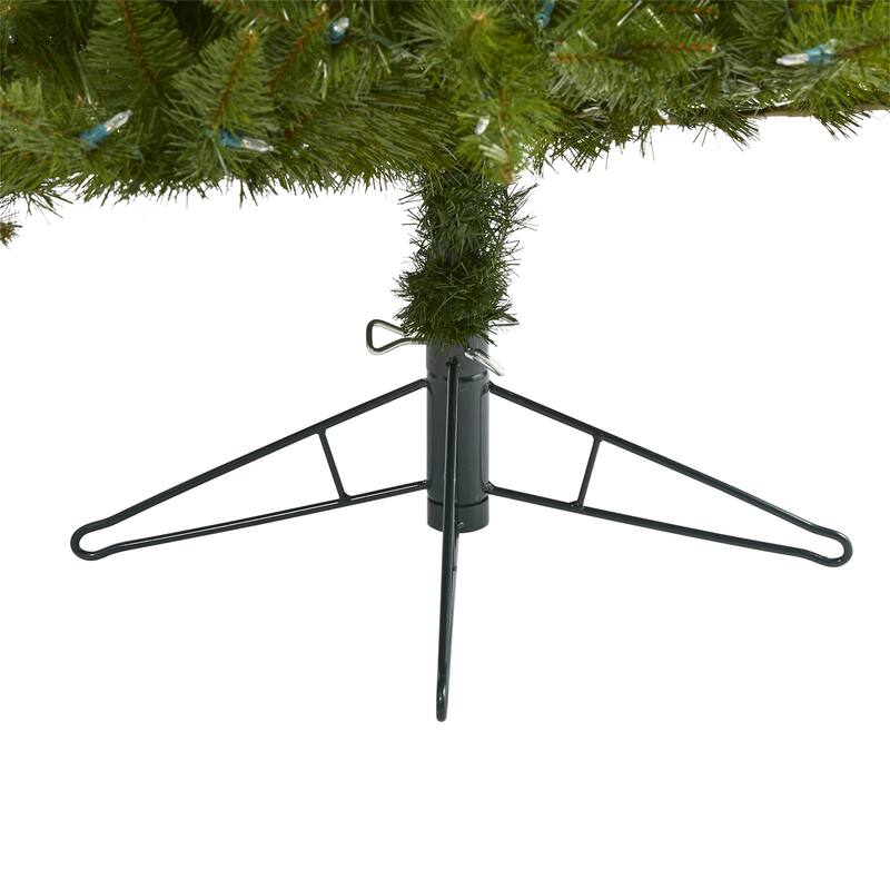 6.5ft. Spruce Artificial Christmas Tree with 450 Color Changing LED Lights & Remote - Vibrant Multifunction X-Mas Tree