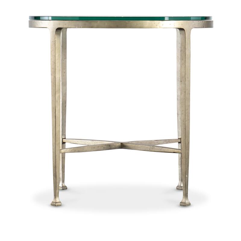Hooker Furniture M14-80113-95 Cora 24" Diameter Glass Top Iron End
