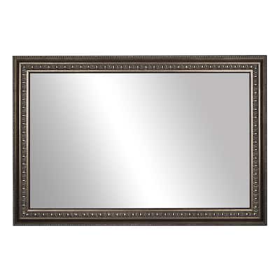 Frame My Mirror Nickel Framed Mirror, Imperial Design