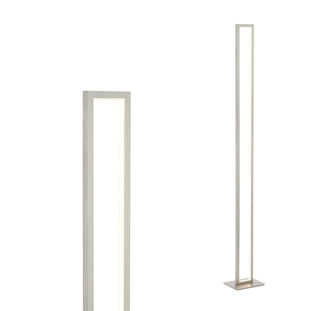 Suillius 59.5" Modern Minimalist Aluminum Integrated Tower LED Floor Lamp, Nickel by JONATHAN Y