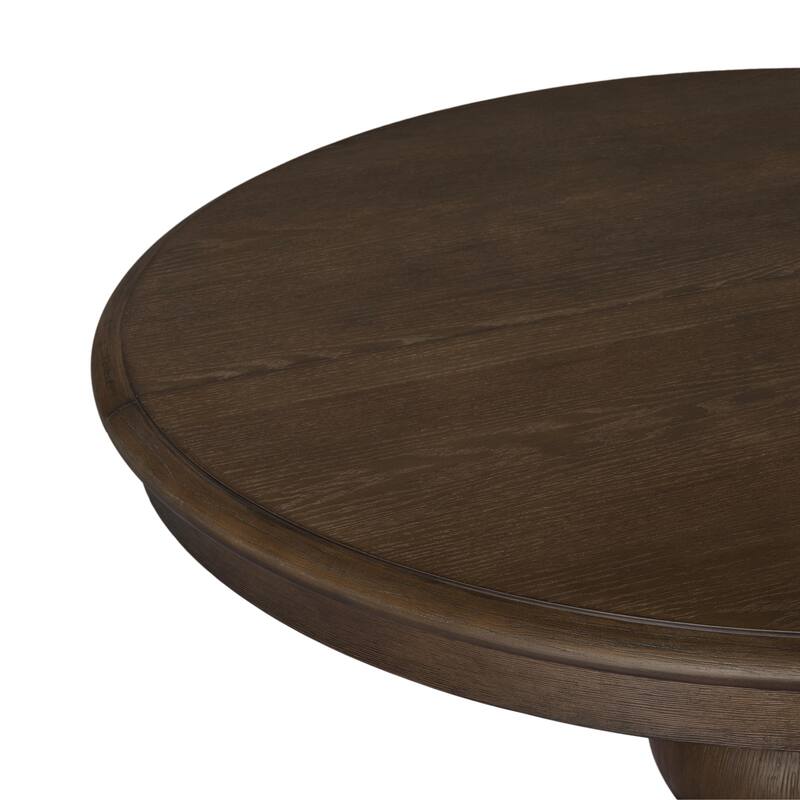 Maven Lane Zola Wooden Dining Table in Brown Finish - N/A