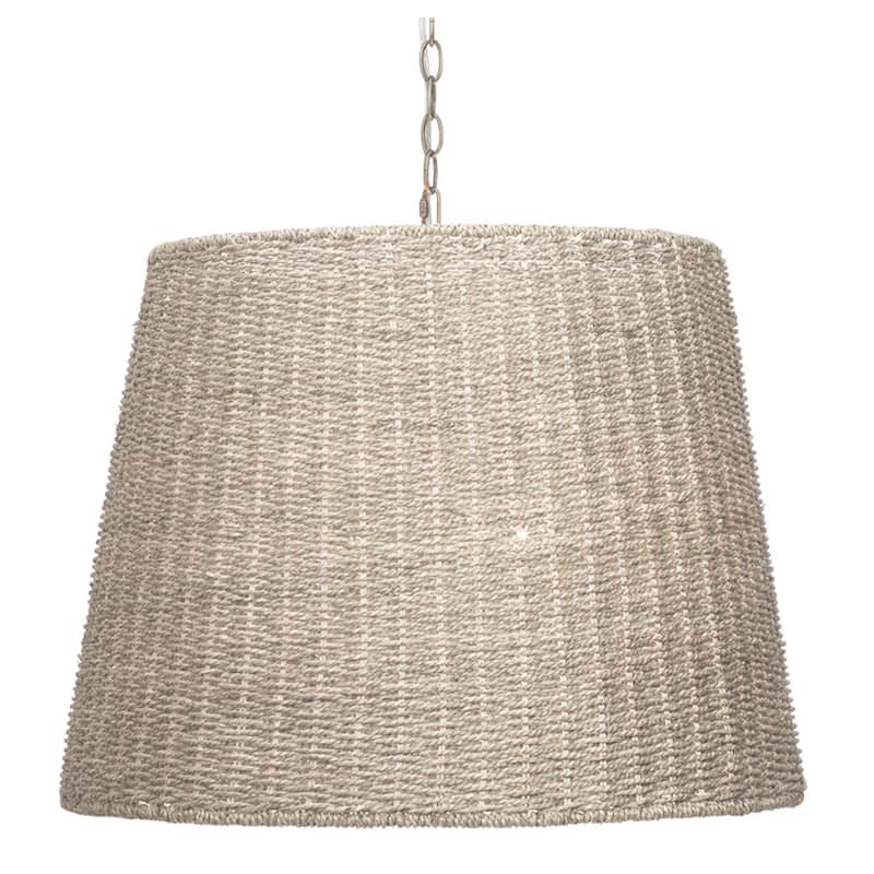 Jamie Young Willow Seagrass 2-Light Chandelier