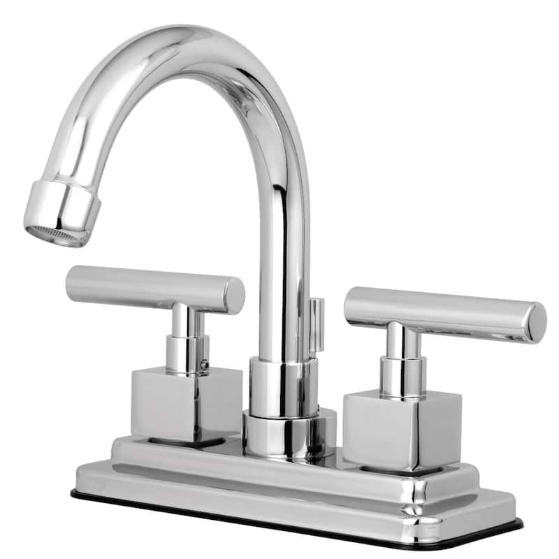 Kingston Brass Claremont Centerset Bathroom Faucet with Brass Pop-Up - Polished Chrome
