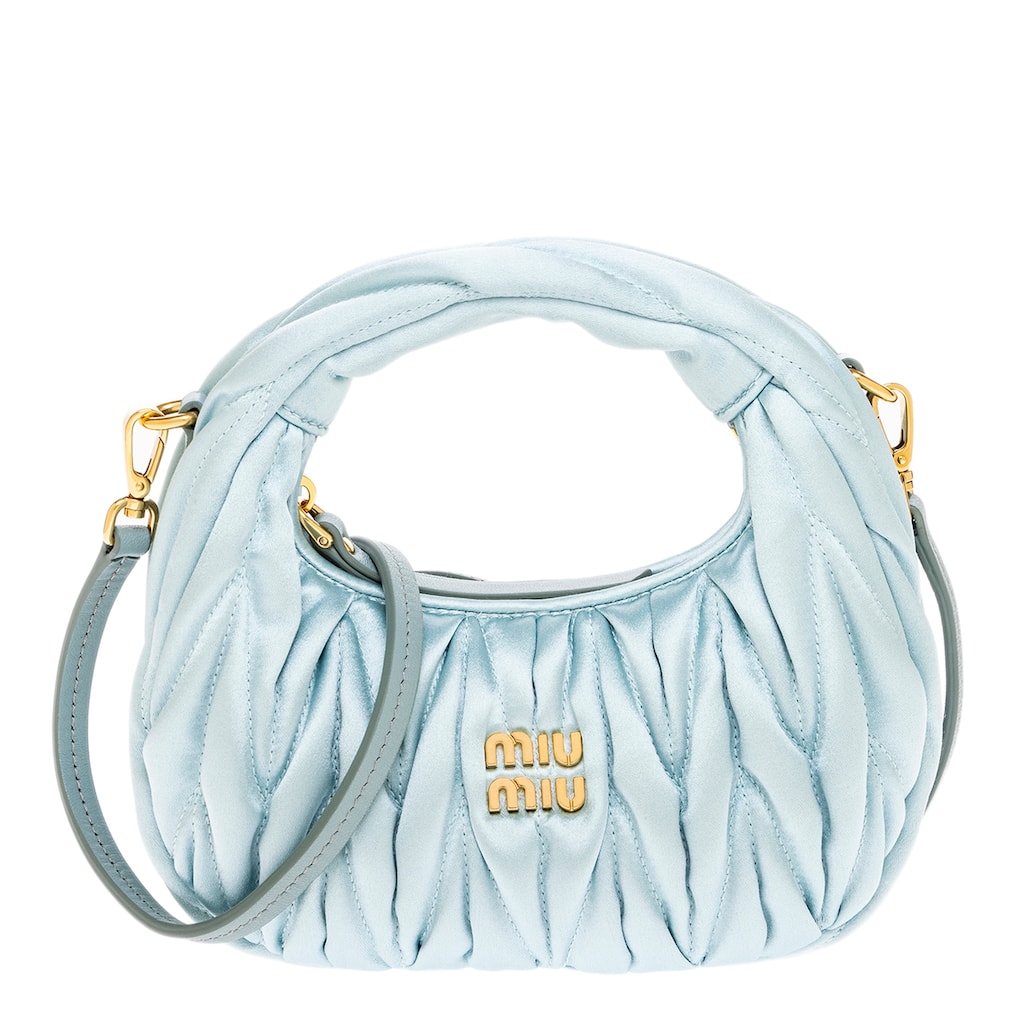 Miu Miu Wander Matelassé Satin Mini Bag