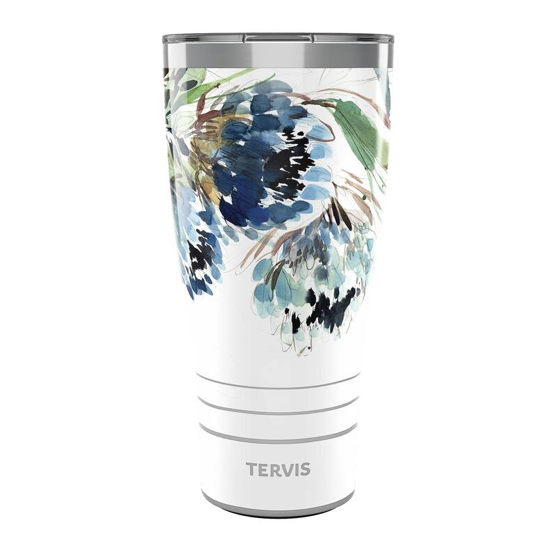 Tervis Traveler Kelly Ventura Protea Triple Walled Insulated Travel Tumbler, Stainless Steel - 30oz - 30oz