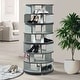 preview thumbnail 1 of 9, 7-Tier Revolving Shoe Rack Grey