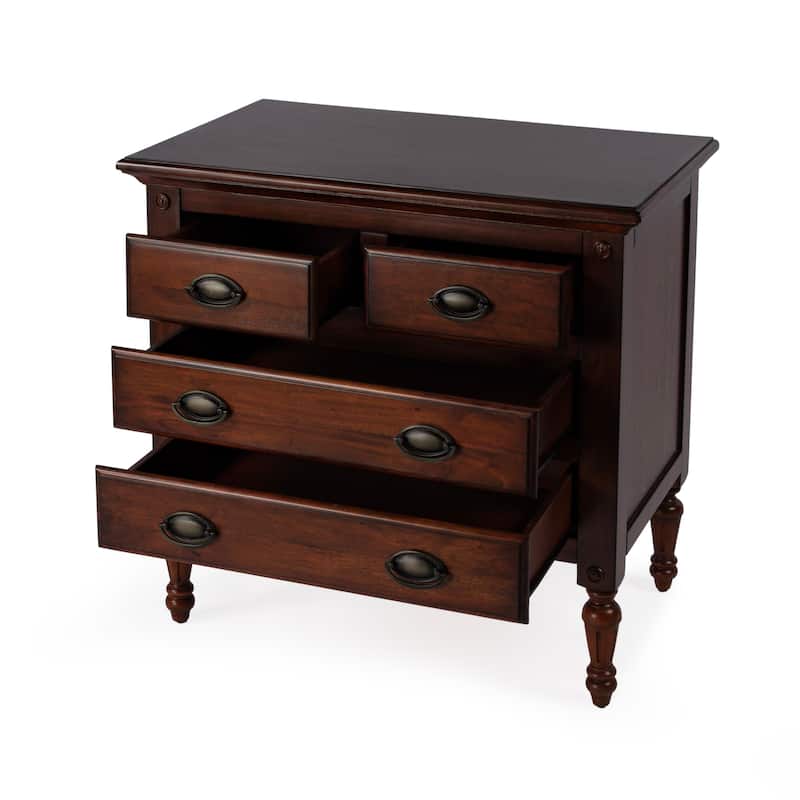 Easterbrook 31.5 in. W Rectangular Wood 4-Drawer Accent Chest
