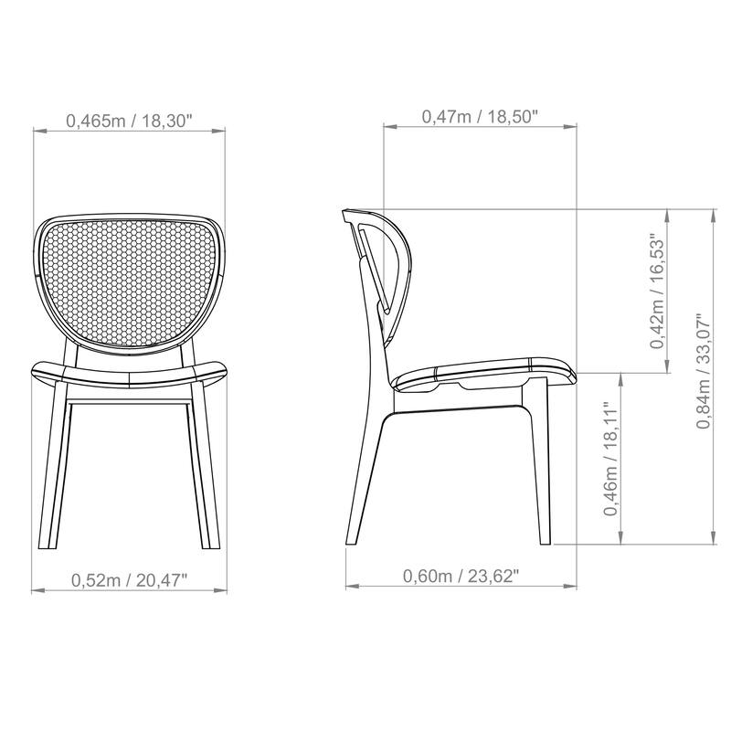 Urbia Joelma Cane Side Chair