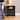 Broadway Black 2-drawer and Open Cubby Nightstand