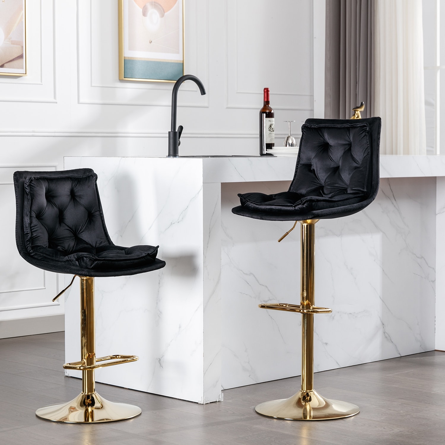 Bar stool footrest height cheap