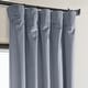 preview thumbnail 128 of 140, Exclusive Fabrics Heritage Plush Velvet Room Darkening Curtain (1 Panel) - Luxurious Single Drapery for Enhanced Room Darkening