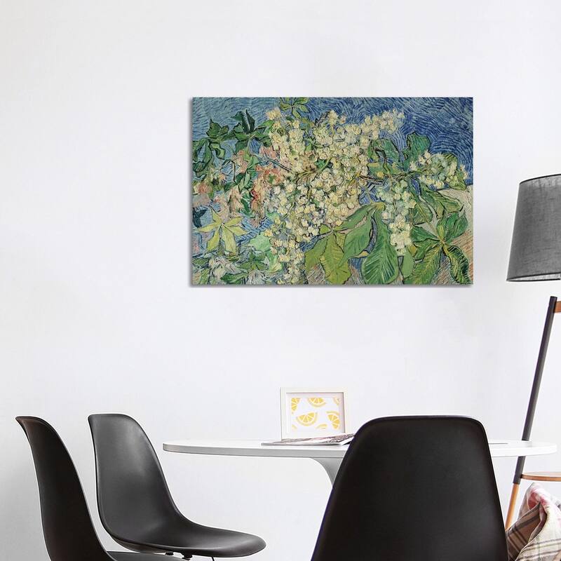 iCanvas "Blossoming Chestnut Branches, 1890 " by Vincent van Gogh Canvas Print - 26x40x1.5